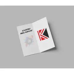 Ulotki składane 2xDL papier 130g